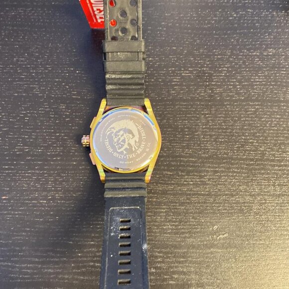 Diesel Men's Timeframe Chronograph Black Silicone MultiColor Watch - Picture 4 of 5